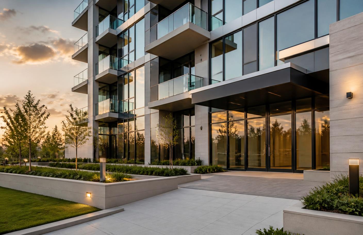 Completed development prepared for final handover